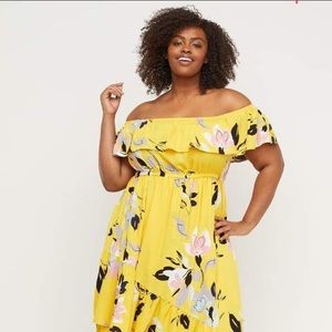 Lane Bryant OffTheShoulder Maxi 18/20 Petite